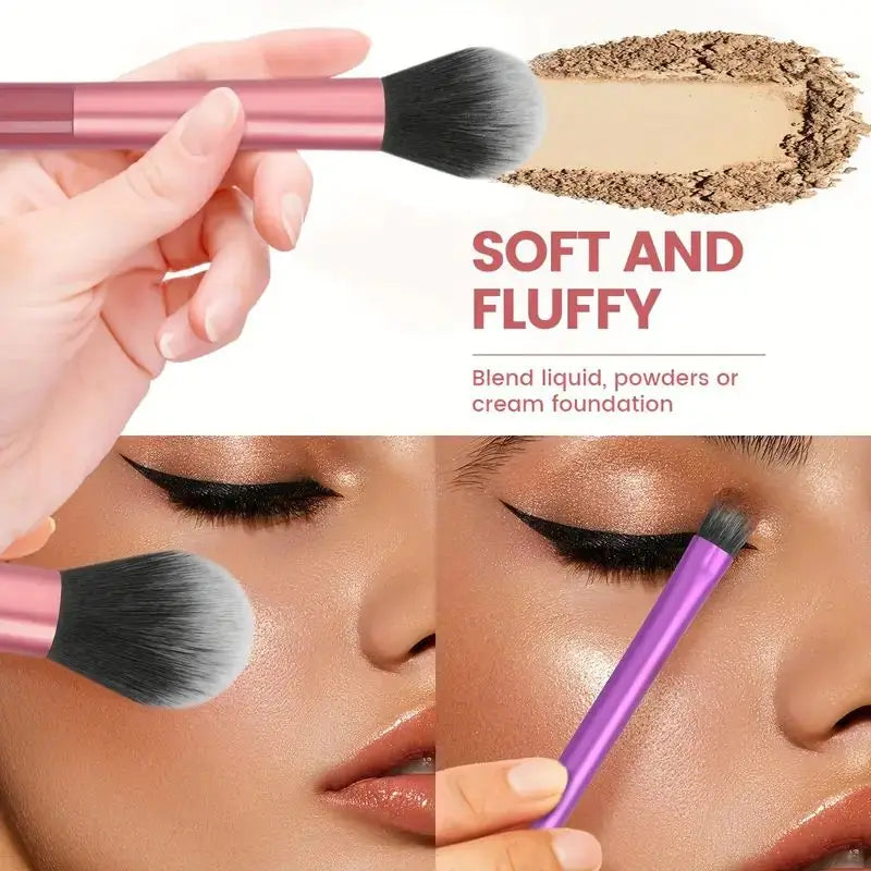 Cruelty-free makeup brushes