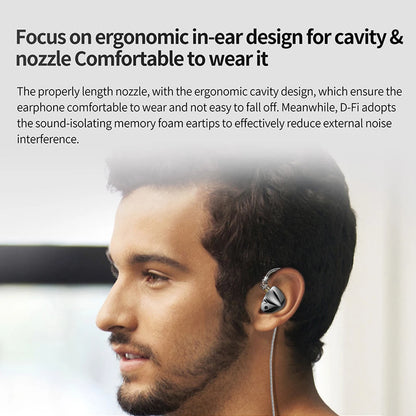 kz d-fi review - Earphones - KZ DFi D-Fi Wired In-Ear Monitor