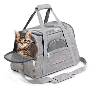 Breathable pet carrier for small dogs