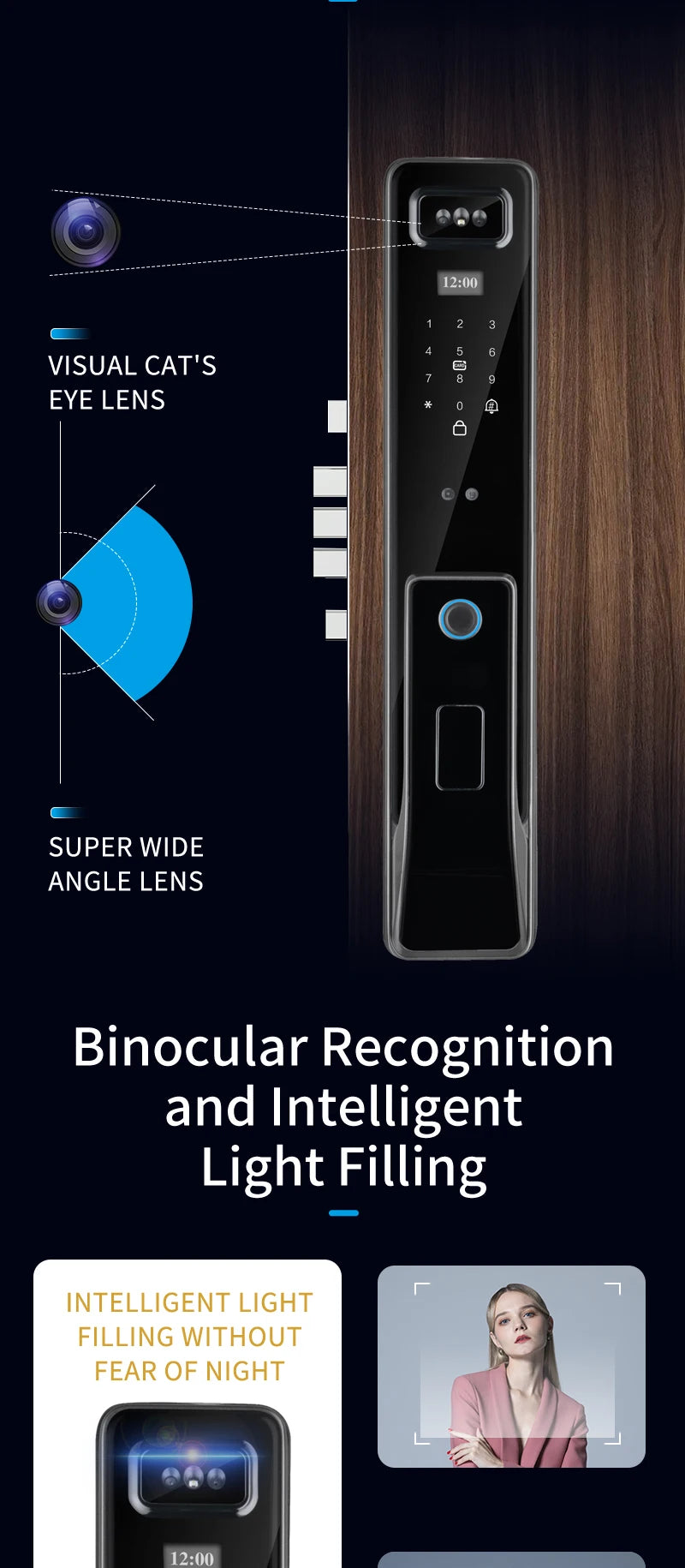 Smart home door lock