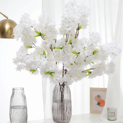 silk plants - Artificial Flowers - Sakura Silk Flower Bouquet