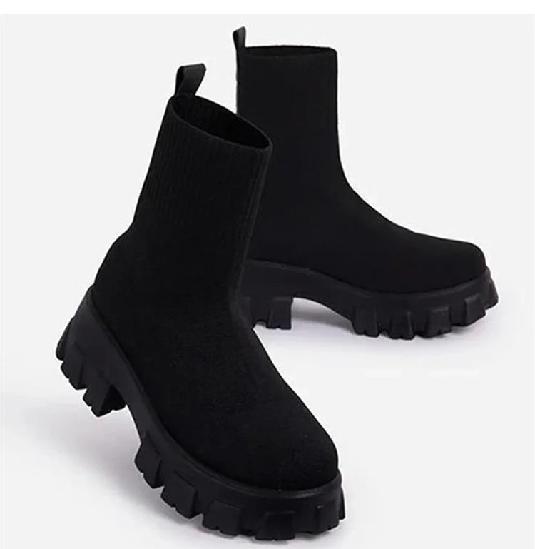 Autumn winter platform boots for women