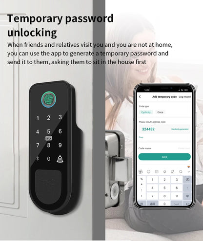 hubspace smart lock fingerprint - Smart Home Security - Bluetooth Fingerprint Smart Door Lock