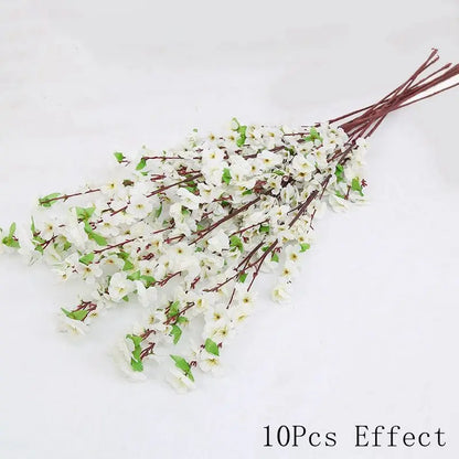 best artificial plants for home - Artificial Flowers - Sakura Silk Flower Bouquet