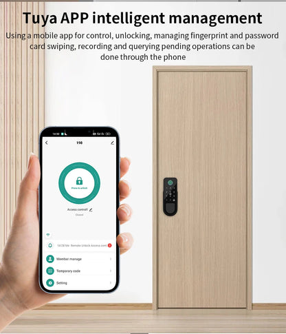 eufy e30 wifi matter lock - Smart Home Security - Bluetooth Fingerprint Smart Door Lock