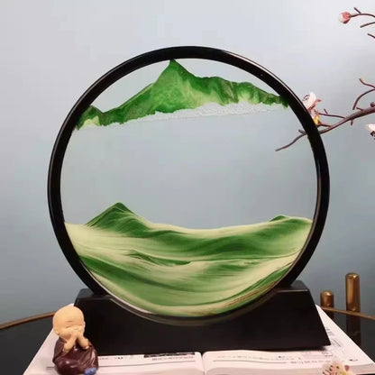 Unique office desk decoration sand art