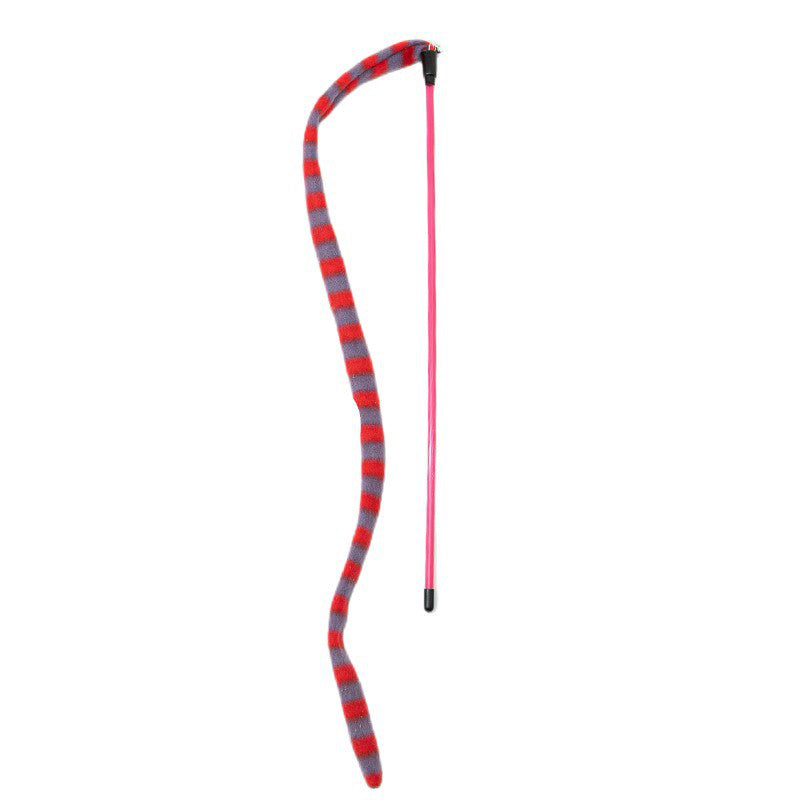 telescoping teaser with crinkle tail - Pet Supplies - Cat Teaser Wand