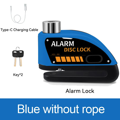 smart app controlled motorcycle lock - Motorcycle Accessories - Rechargeable Padlock Alarm for Motorcycle