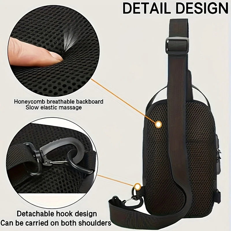 Men's stylish chest pack