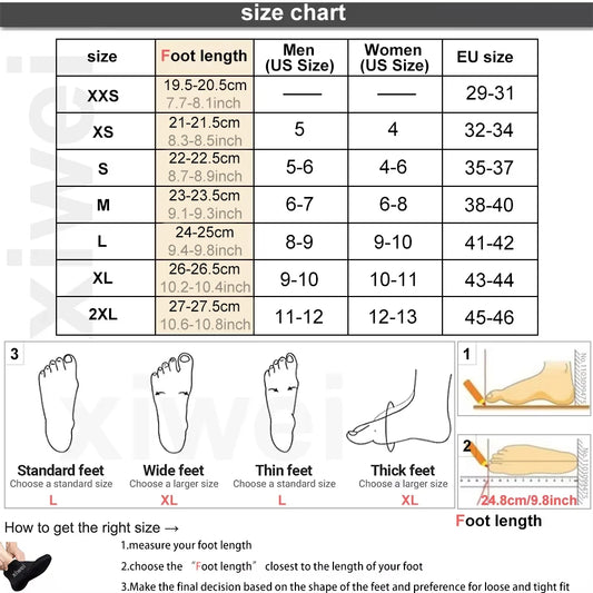 Water Sports - Neoprene Wetsuit Socks - neoprene swim socks footwear