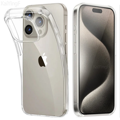 clear case iphone 15 - Phone Cases - Luxury Transparent Phone Case for iPhone