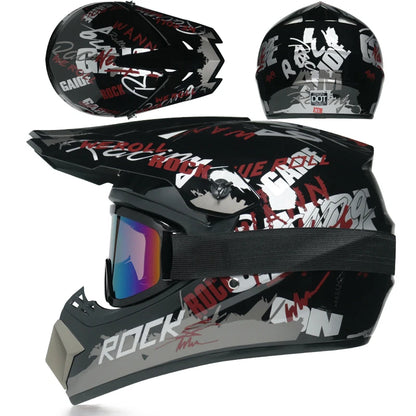 kids dirt bike helmet - Motorcycle Gear - Children-s Off-road Motorcycle Helmet