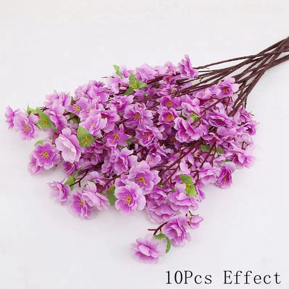 large artificial plants - Artificial Flowers - Sakura Silk Flower Bouquet