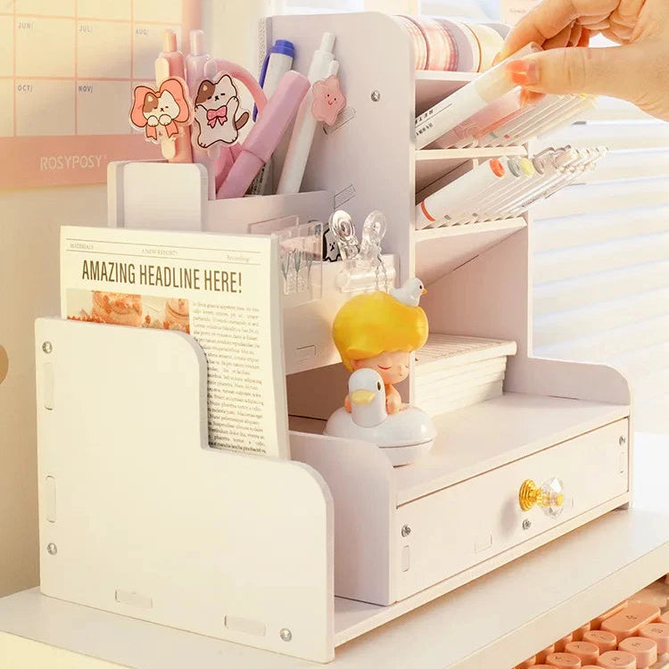 Buy wooden desk organizer online