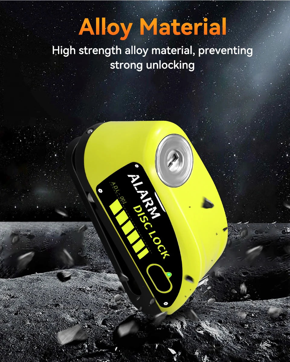 rechargeable padlock alarm - Motorcycle Accessories - Rechargeable Padlock Alarm for Motorcycle