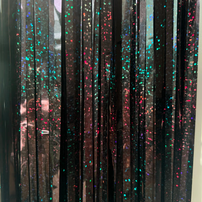 pink foil fringe curtain - Party Decorations - Metallic Foil Fringe Curtains Backdrop