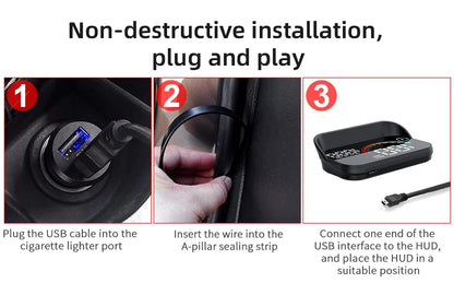 Automotive hud display