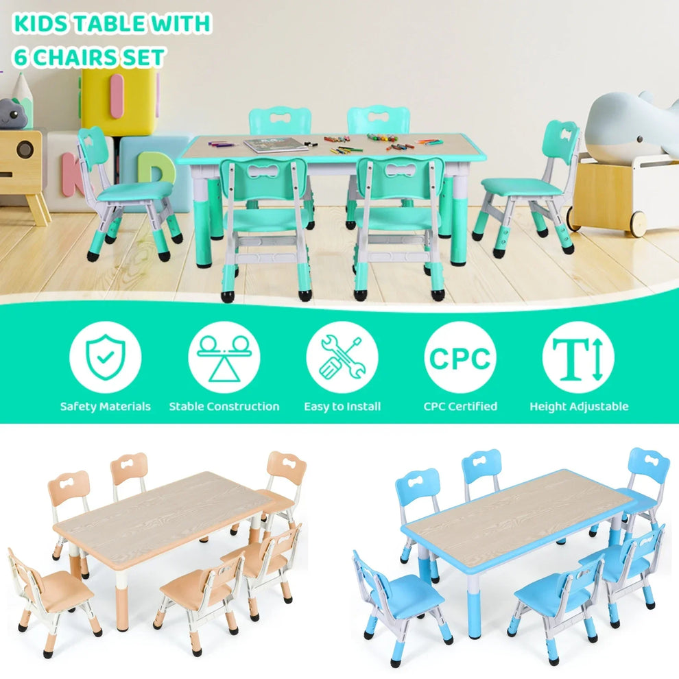 childrens table and chairs - Kids Furniture - Kids Table and Chairs Set