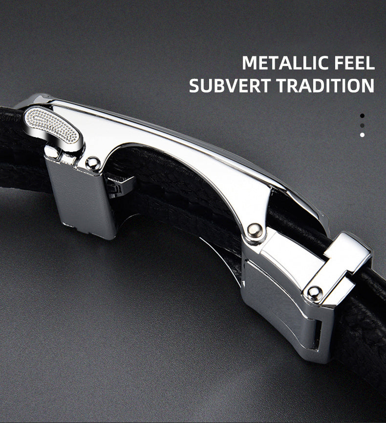 oversized buckle trends men - Men-s Clothing - Leather Belt