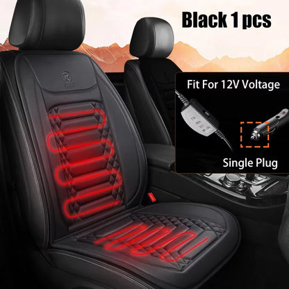 Heated car seat covers 2 pack
