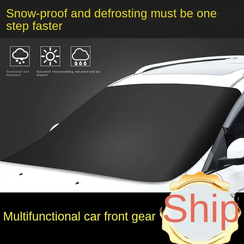 snow ice windshield cover - Automotive - Car Covers - Accessories - Magnetic Car Snow Shield - Sun Protection Cover