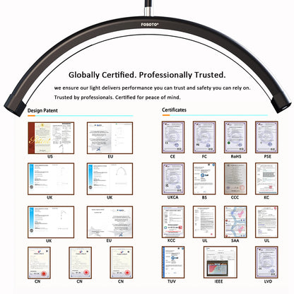 makeup light - Photography - Video Lighting - Half Moon Ring Light