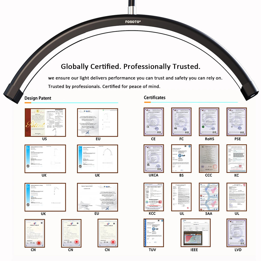 makeup light - Photography - Video Lighting - Half Moon Ring Light