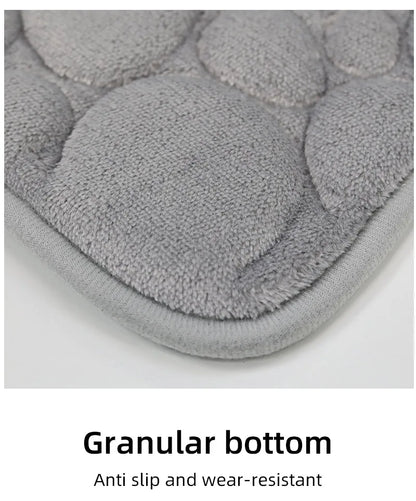 Machine made easy clean bath mat