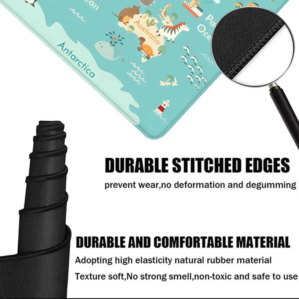 stitched edges desk mat - Computer Accessories - Mouse Pad