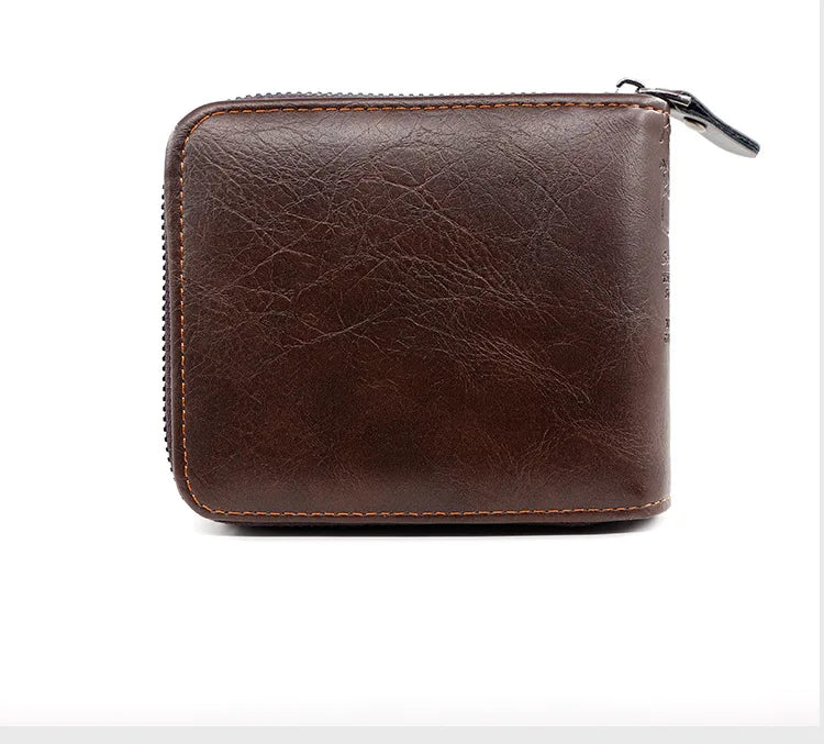 leather zipper wallet - Wallets - Card Holders - Men-s Zipper Wallet