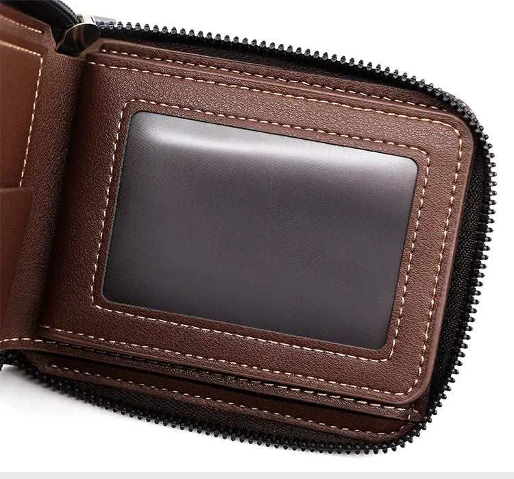 Lightweight men's wallet in pu leather
