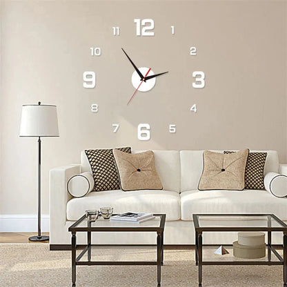 frameless plastic clock - Wall Clocks - Luminous Digital DIY Stereoscopic Wall Clock