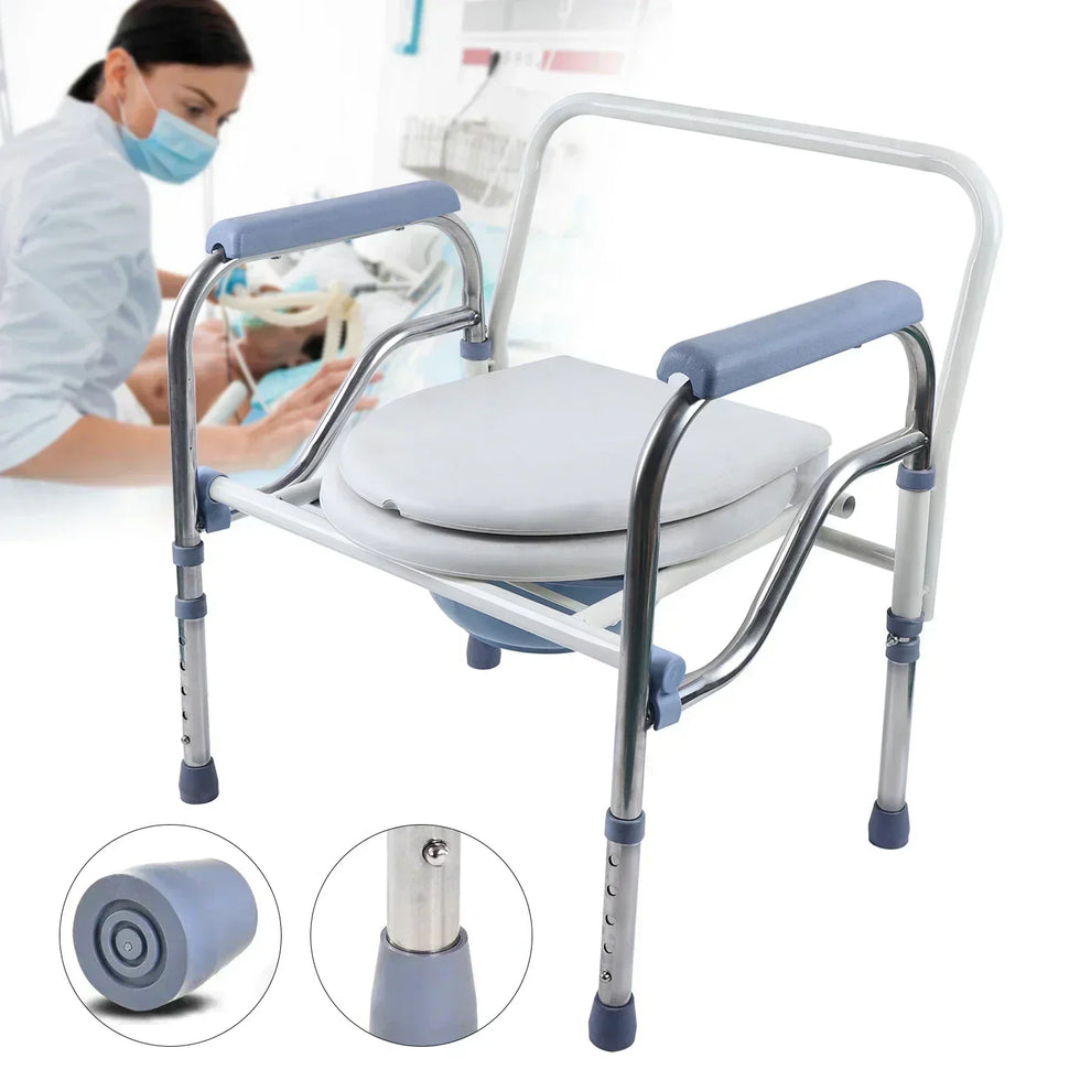 bedside commode - Medical Supplies - Foldable Commode Chair