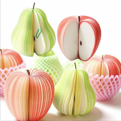 Apple shaped sticky notes