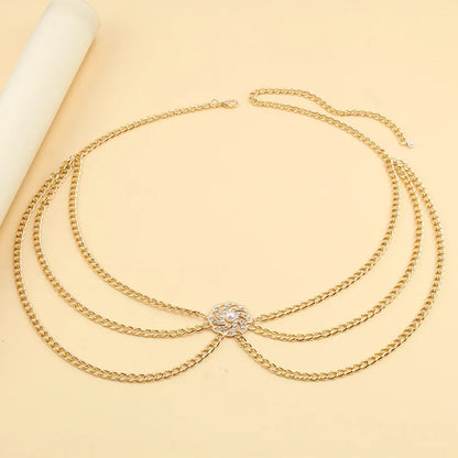 Decorative metal belt