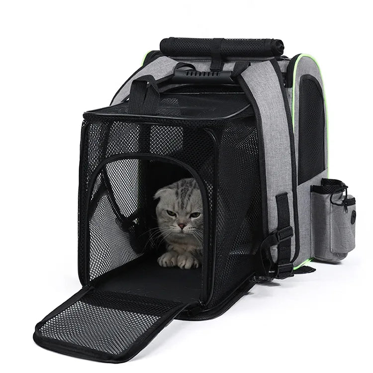 ventilated cat backpack - Pet Supplies - Cat Carrier Backpack