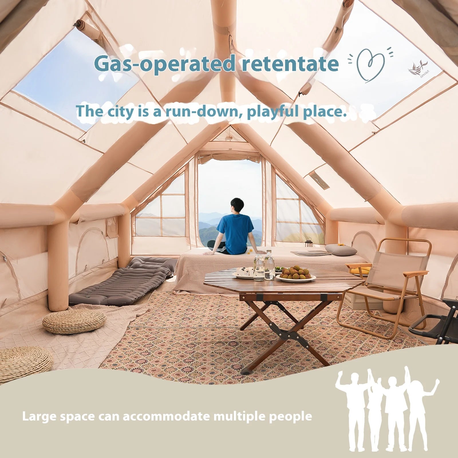 Pakicetus inflatable tent