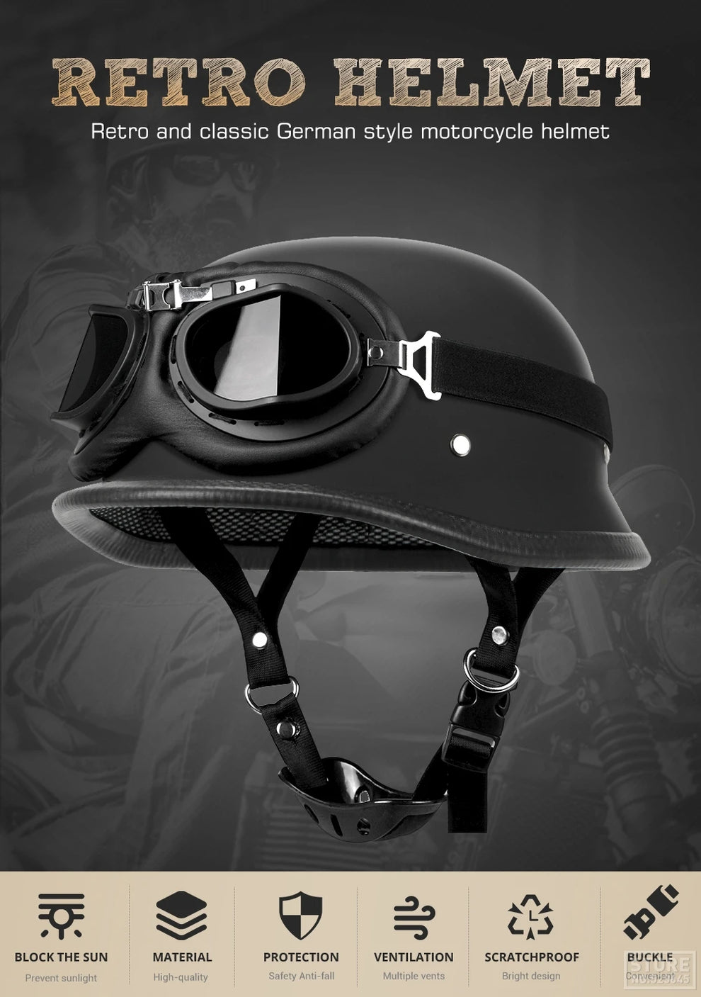bluetooth half helmet - Motorcycle Helmets - Half Helmet