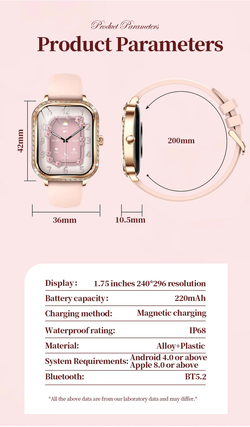 Smart Watch - Luxury Smart Watch for Women - women’s watch timepiece
