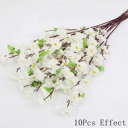 faux plants - Artificial Flowers - Sakura Silk Flower Bouquet
