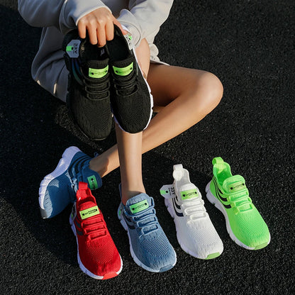 Lace-up breathable sneakers for men