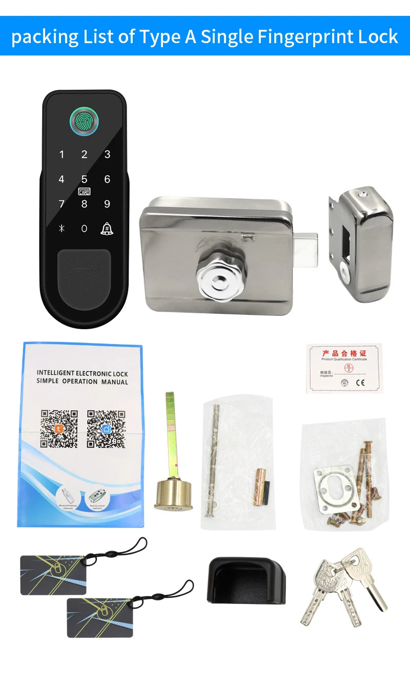 fingerprint door lock - Smart Home Security - Bluetooth Fingerprint Smart Door Lock