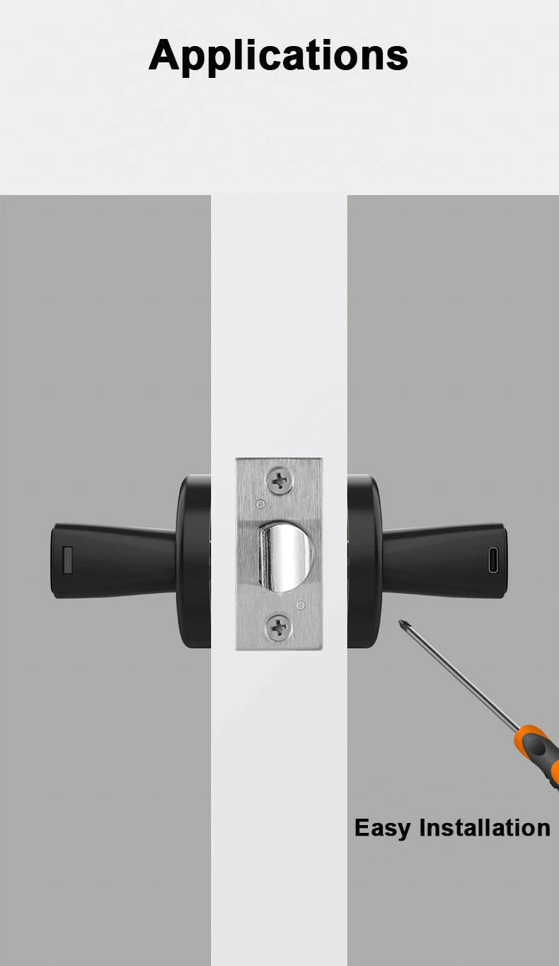 Smart fingerprint door lock with app