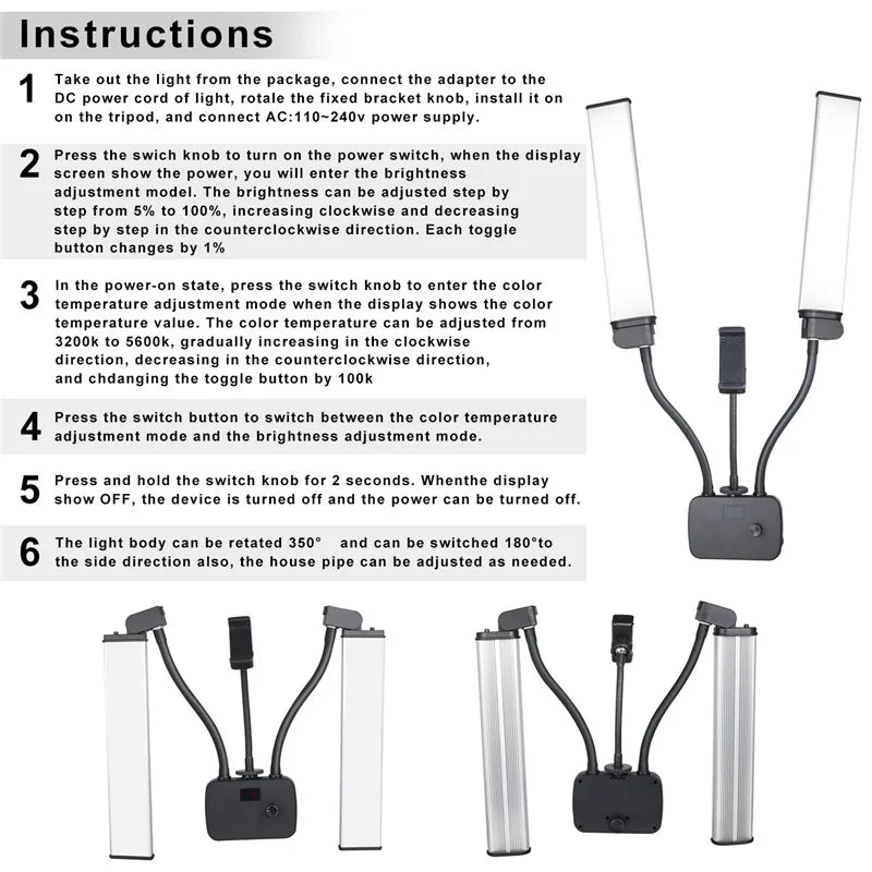 led tube lights for filmmakers - Photography - Video Lighting - LED Video Light