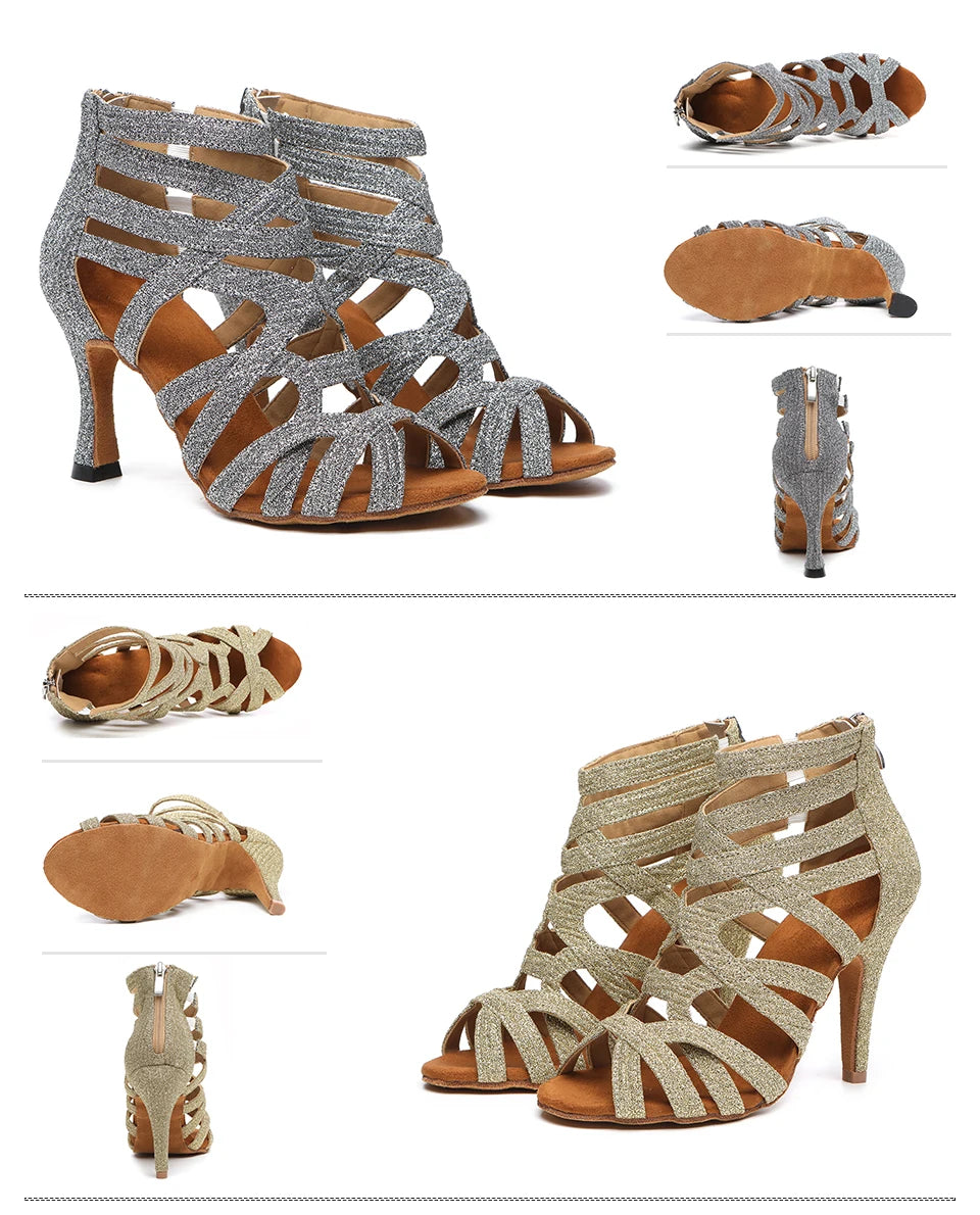 women's latin dance shoes - Dance Shoes - Women-s Elegant Salsa Ballroom Ankle Boots