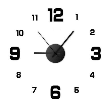 large silent wall clock - Home D-cor - Wall Clock