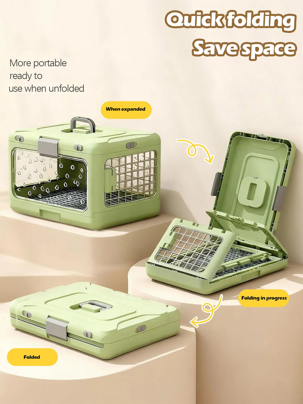 conlun foldable cat carrier - Pet Travel - Collapsible Pet Carrier