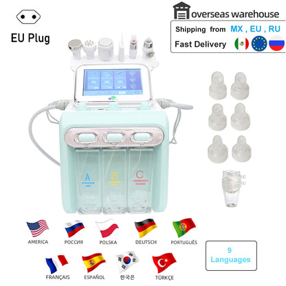 Electric facial spa device for skin moisture