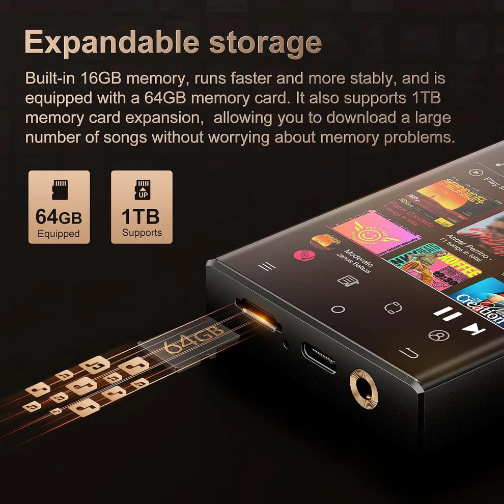 high resolution audio player - Electronics - Hi-Res MP3 Player