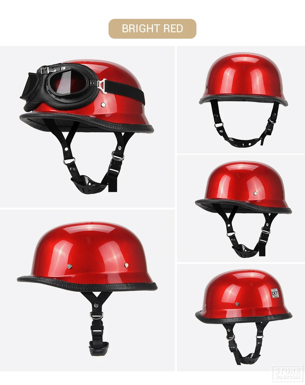 low profile half helmet - Motorcycle Helmets - Half Helmet